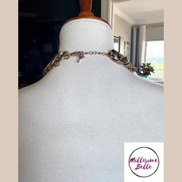 Chunky Gold Plated Rope Necklace - Picture 3 of 3